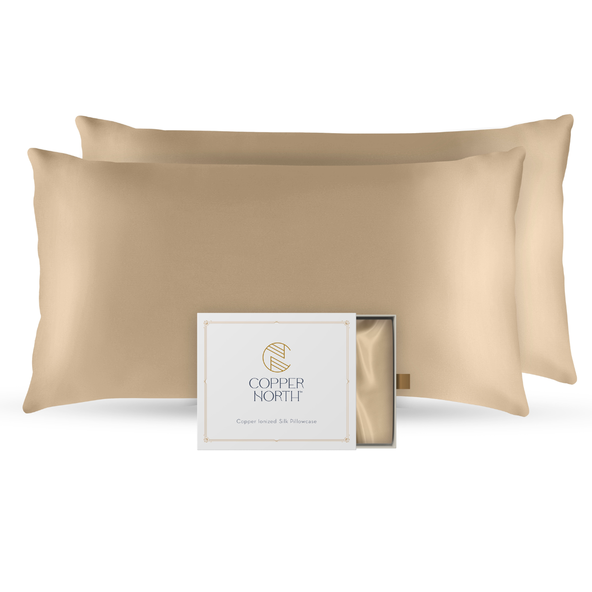 Copper Infused 100% Mulberry Silk Pillowcases