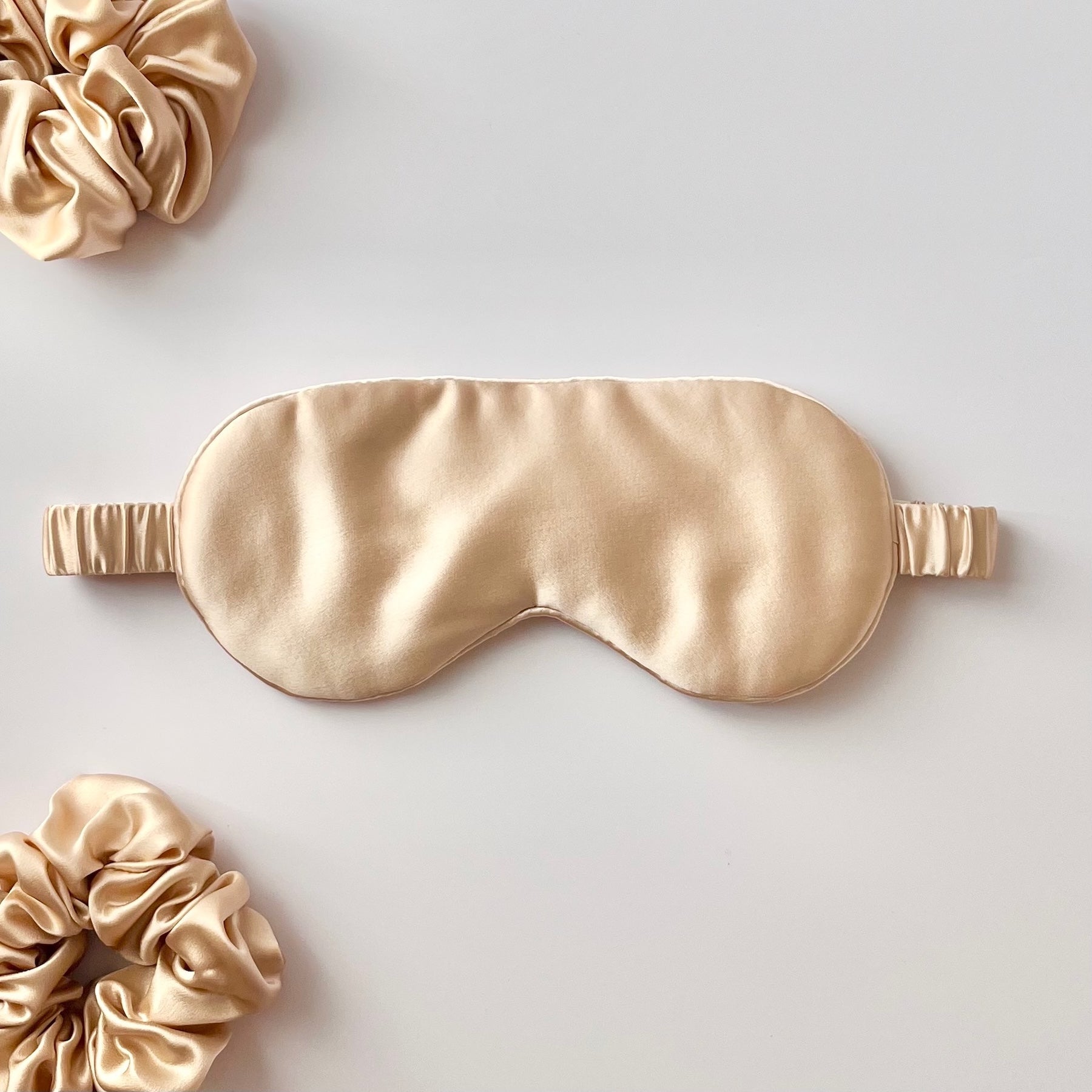 Gold Copper-Infused Silk Eye Mask, Vesper