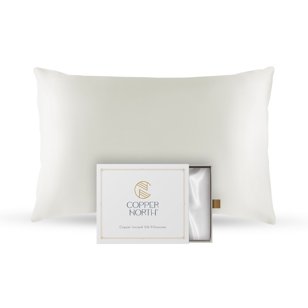 Copper Infused 100% Mulberry Silk Pillowcases