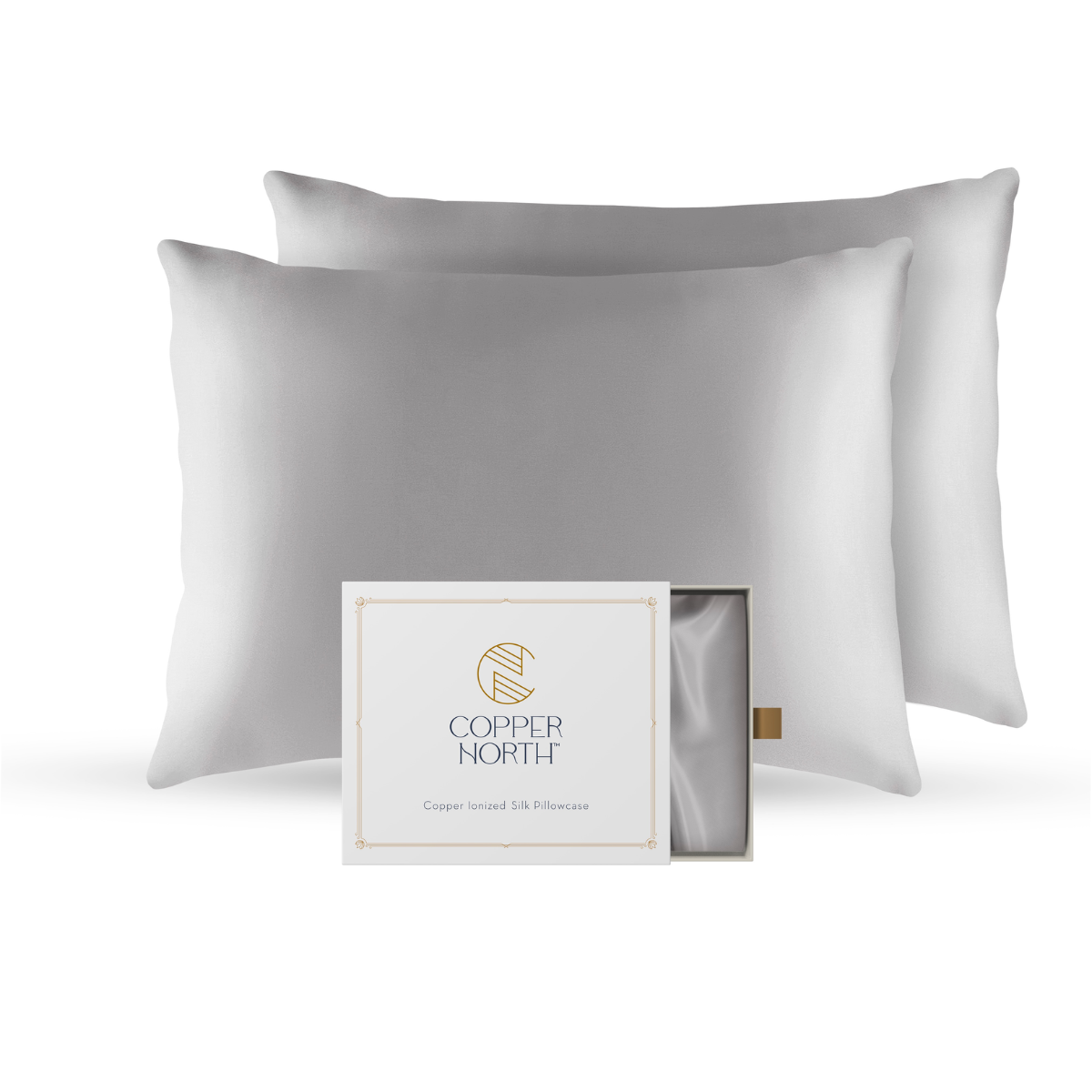 Copper Infused 100% Mulberry Silk Pillowcases