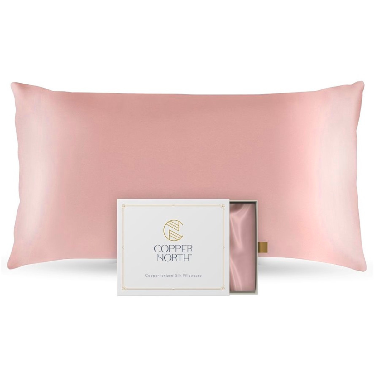Copper Infused 100% Mulberry Silk Pillowcases