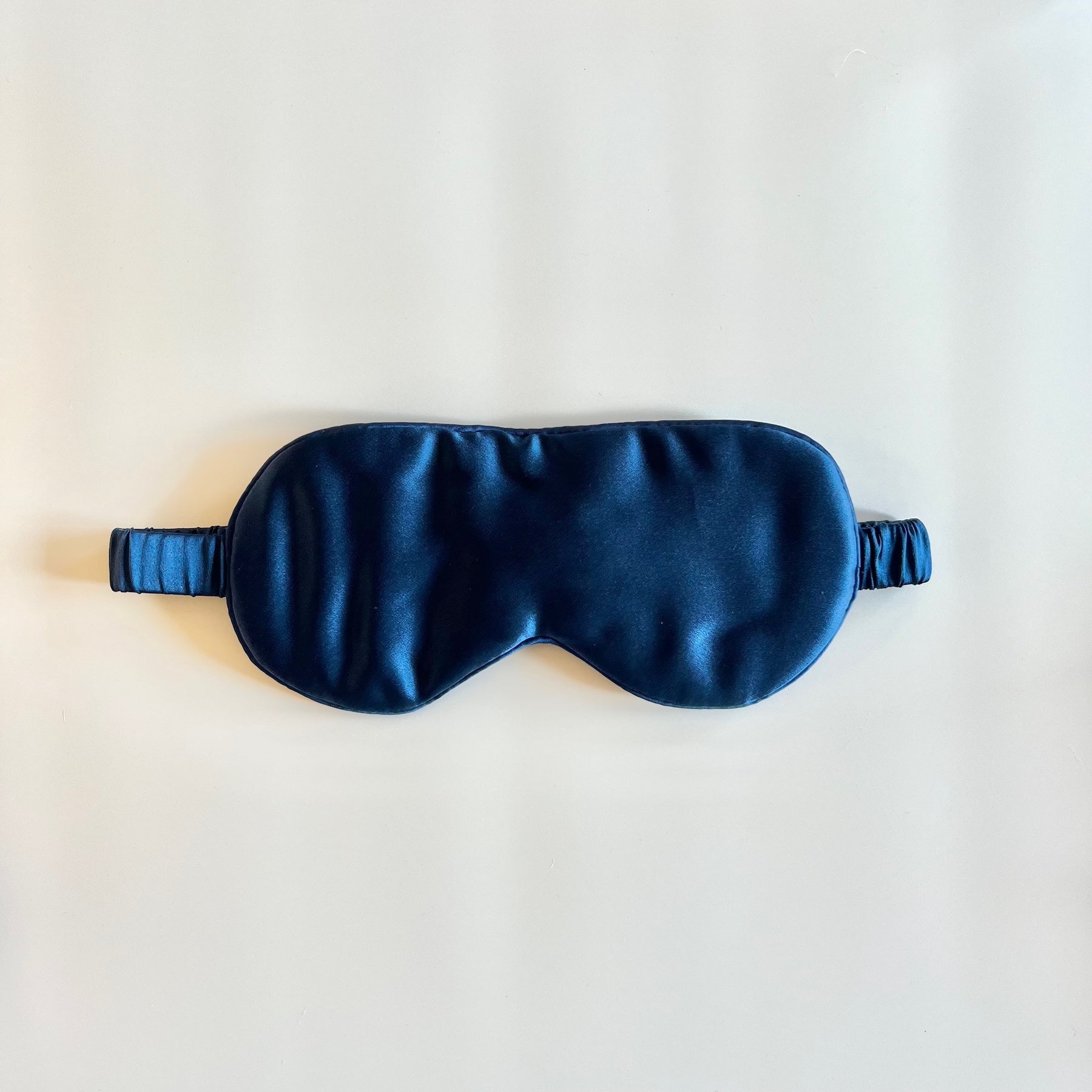 Deep Blue Copper-Infused Silk Eye Mask, Vesper