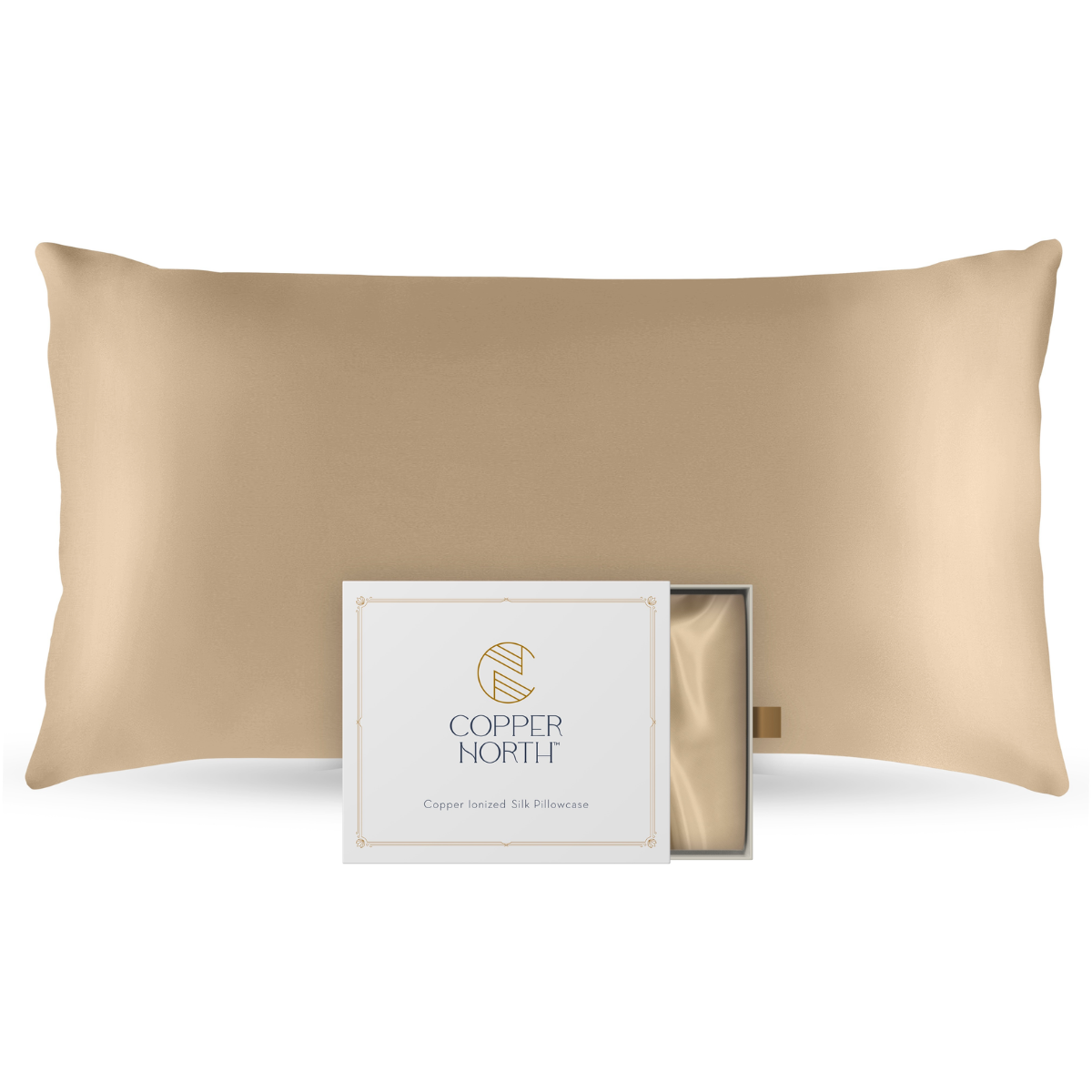 Copper Infused 100% Mulberry Silk Pillowcases