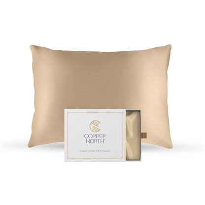 Copper Infused 100% Mulberry Silk Pillowcases