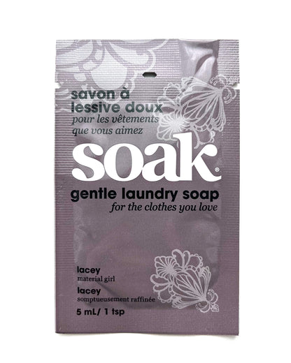 Soak Laundry Soap MiniSize Sample, Lacey