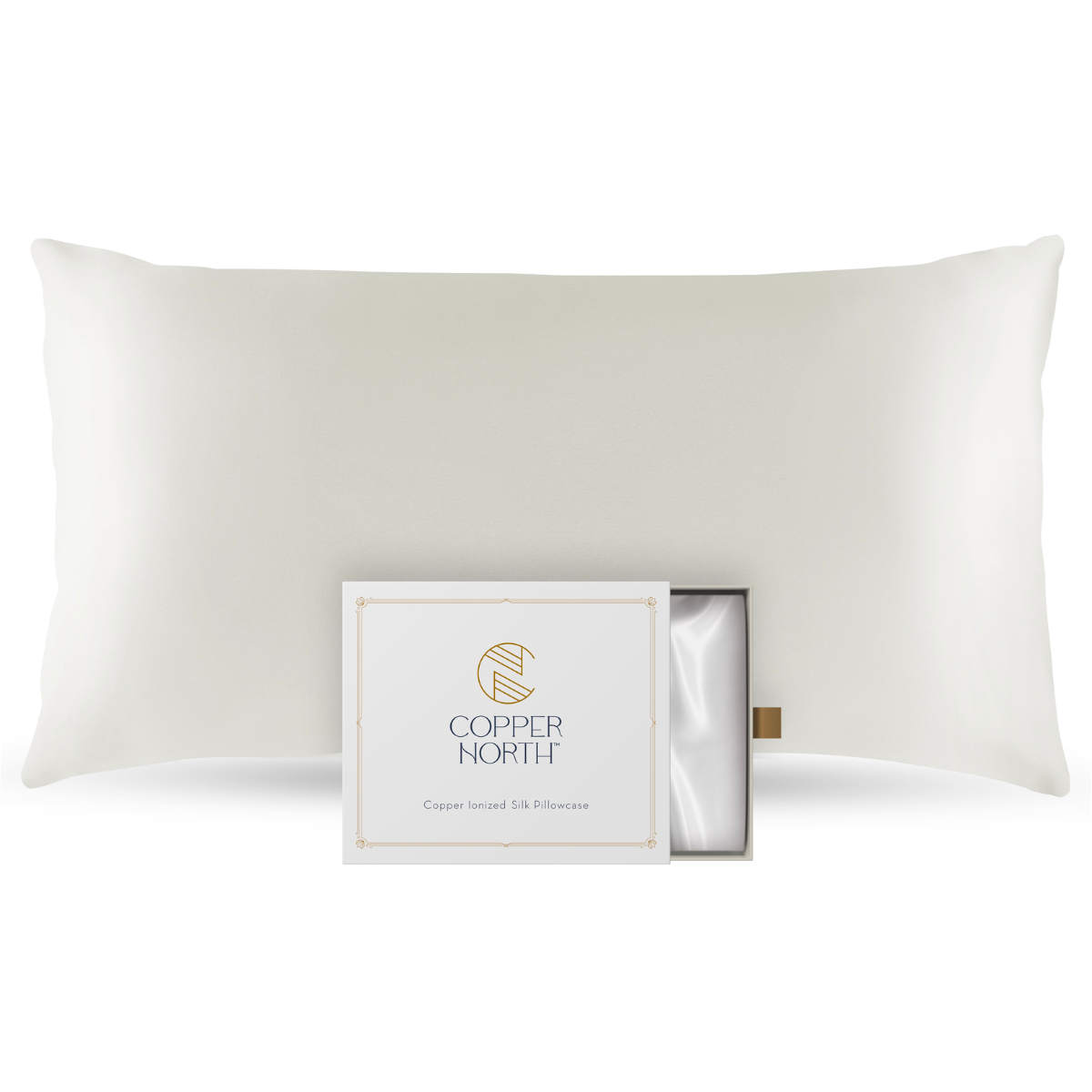 Copper Infused 100% Mulberry Silk Pillowcases