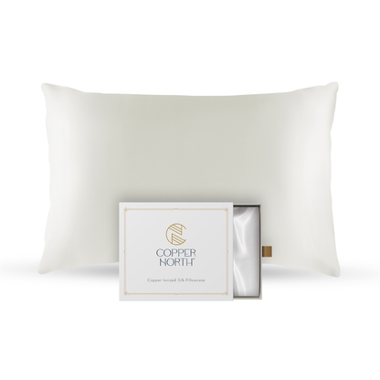 Copper Infused 100% Mulberry Silk Pillowcases