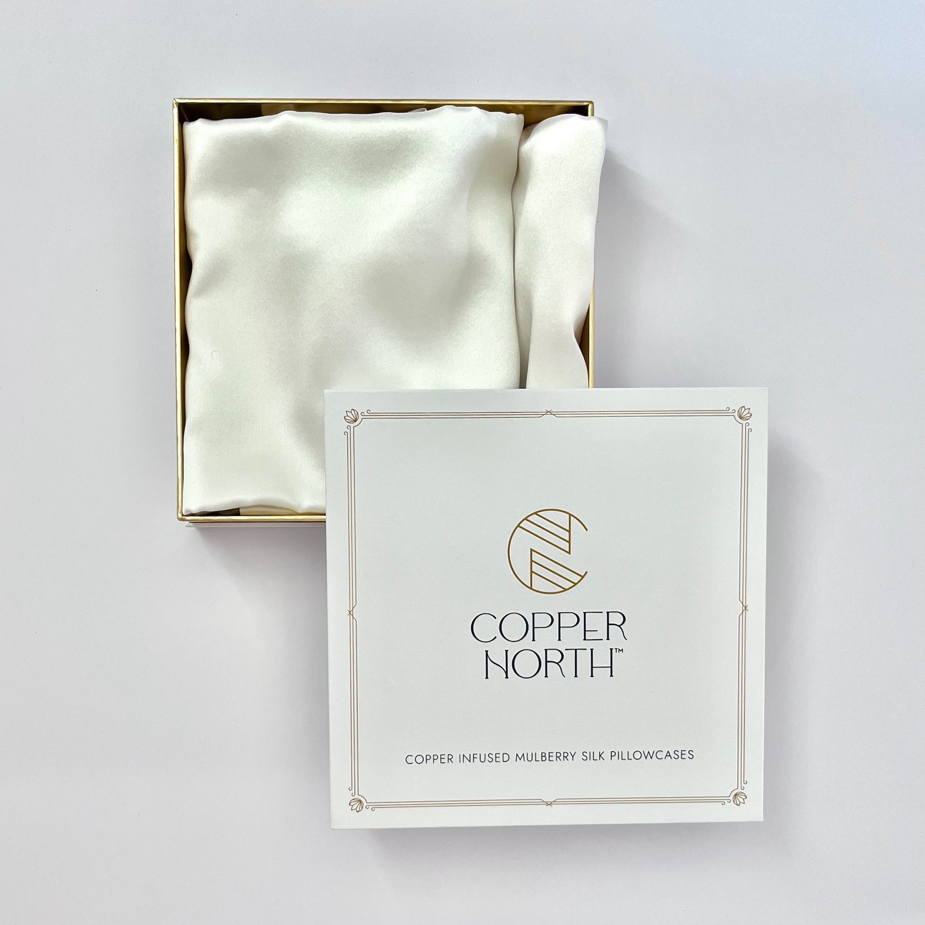 Copper Infused 100% Mulberry Silk Pillowcases