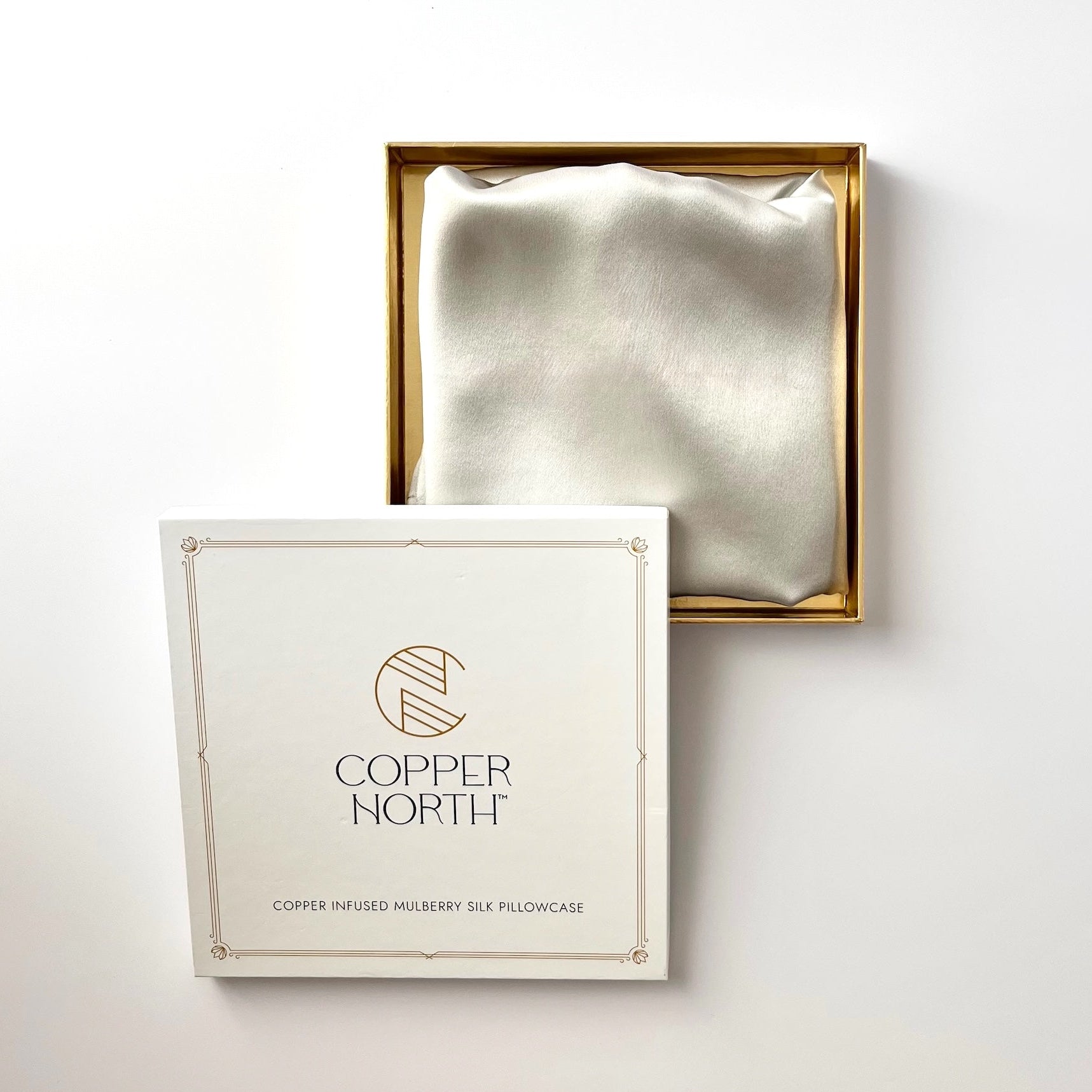 Copper Infused 100% Mulberry Silk Pillowcases