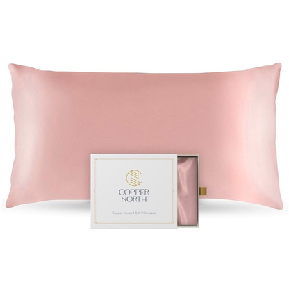 Copper Infused 100% Mulberry Silk Pillowcases