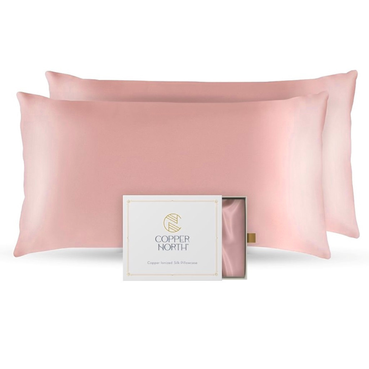 Copper Infused 100% Mulberry Silk Pillowcases
