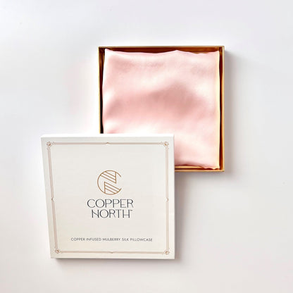 Copper Infused 100% Mulberry Silk Pillowcases