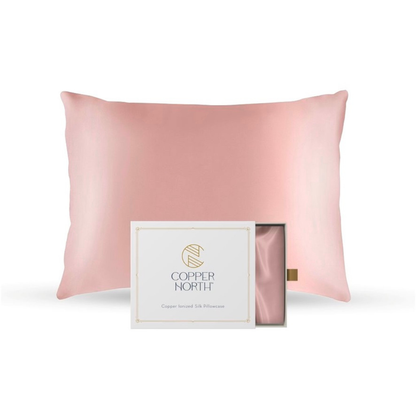 Copper Infused 100% Mulberry Silk Pillowcases