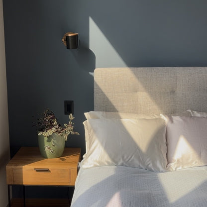 Ivory white 100% silk pillowcases infused with copper